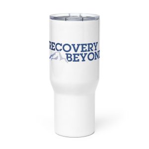 Travel mug with a handle